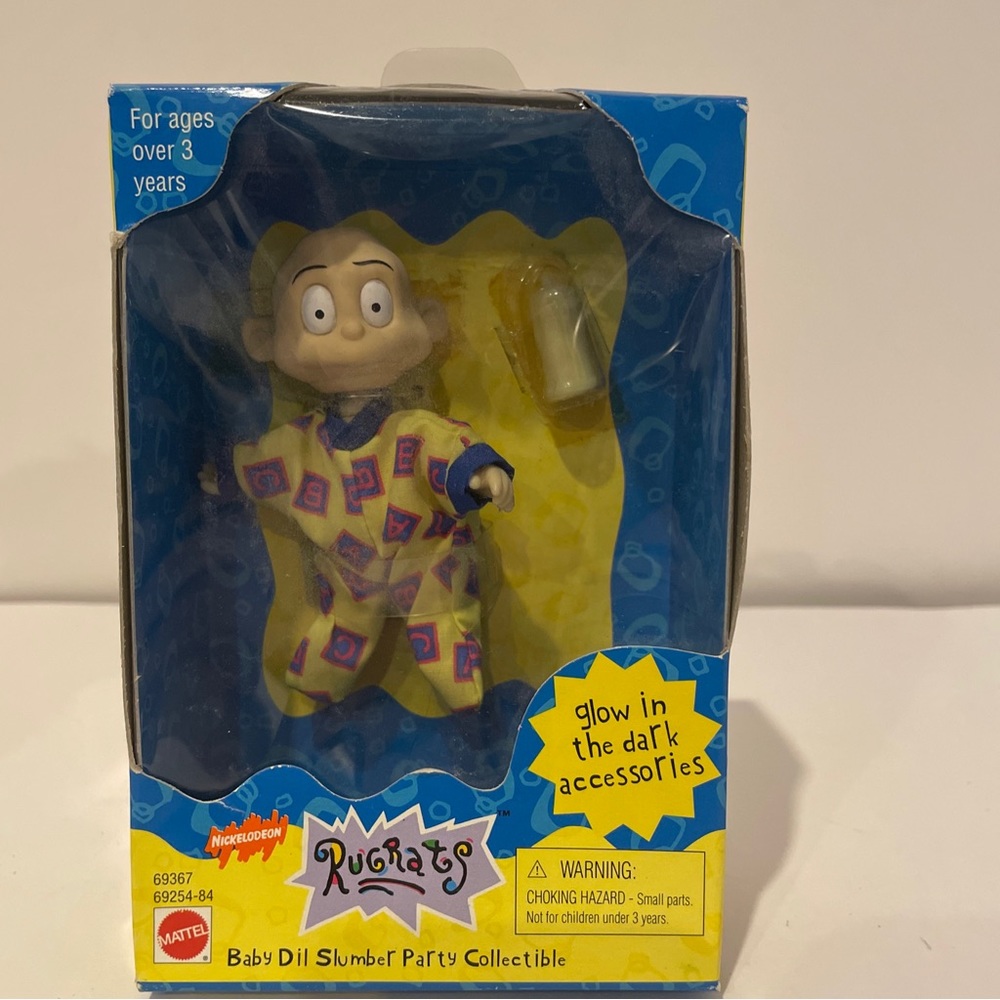 1998 Rugrats Spike Slumber Party Collectible Figure Glow In The Dark